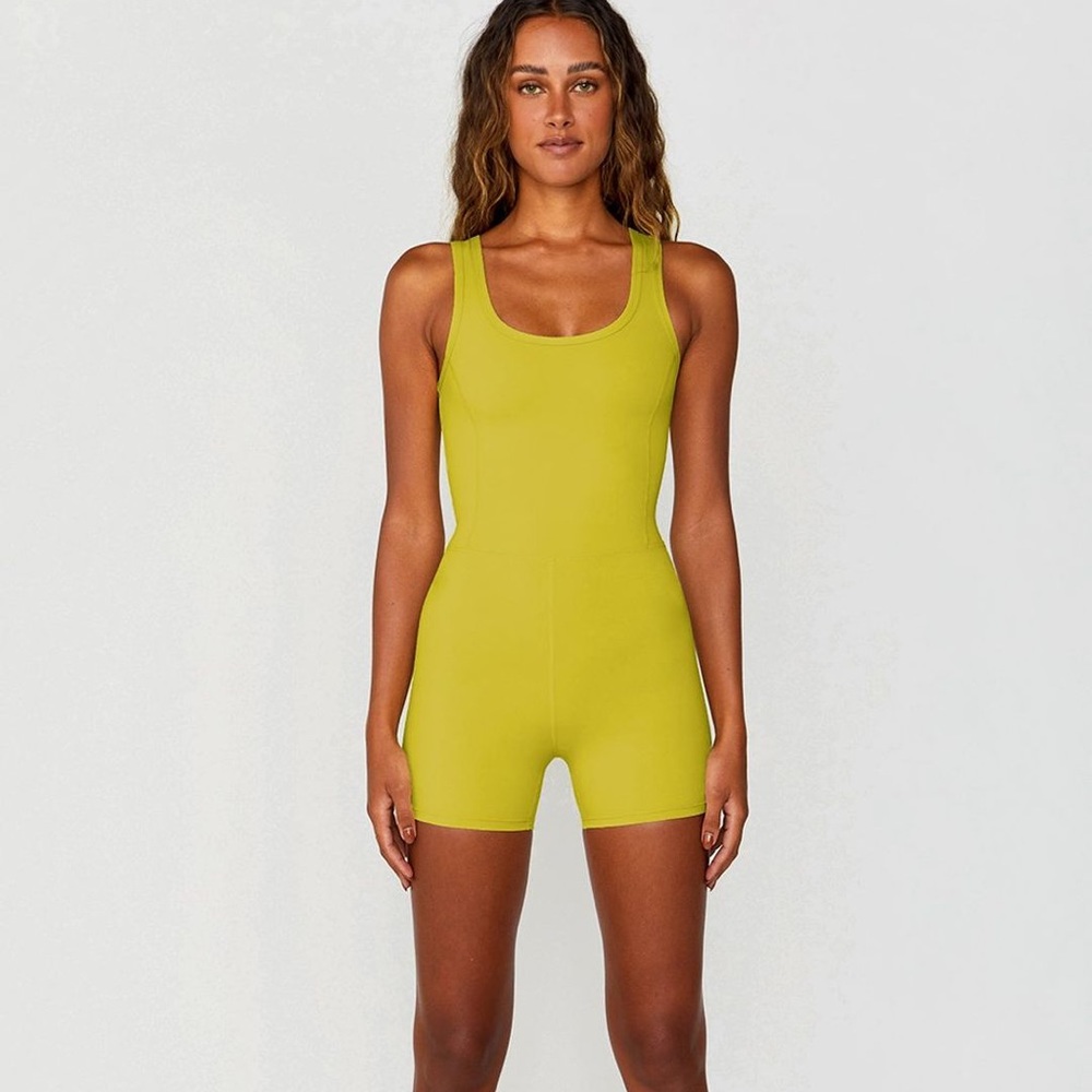 Set Active Limeade Shortysuit
